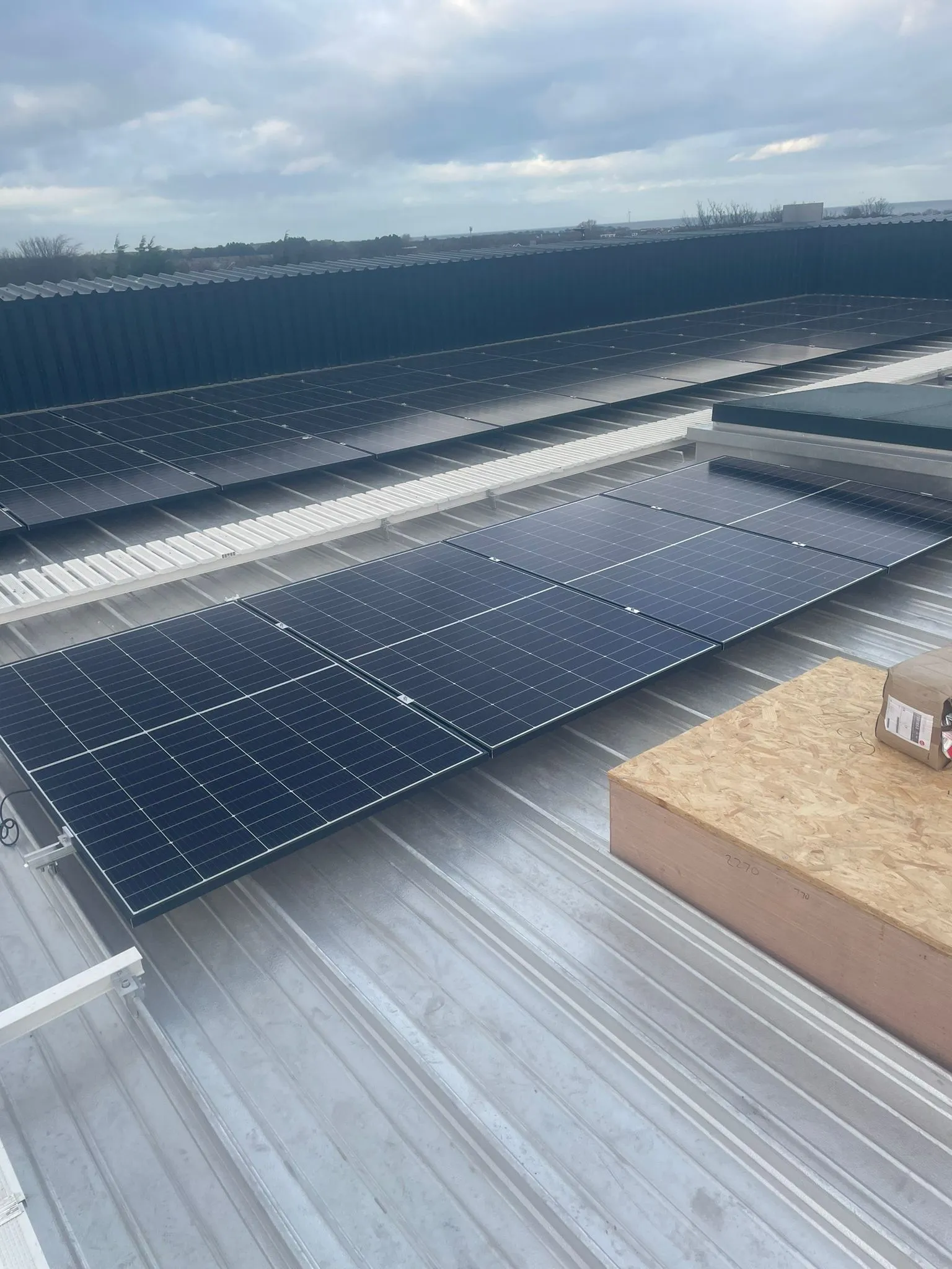 new solar panels